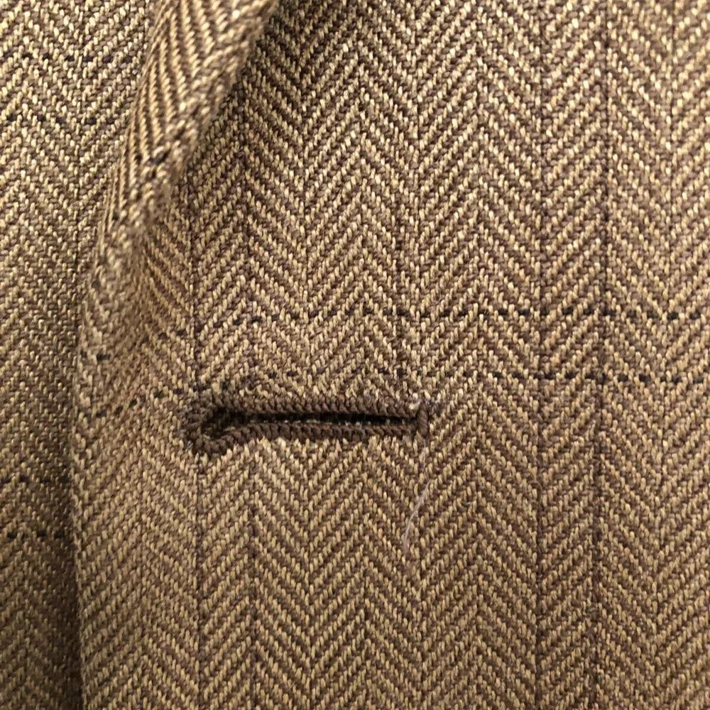 HICKEY FREEMAN Silk/Wool Sport Coat Size 44R - Picture 4 of 12